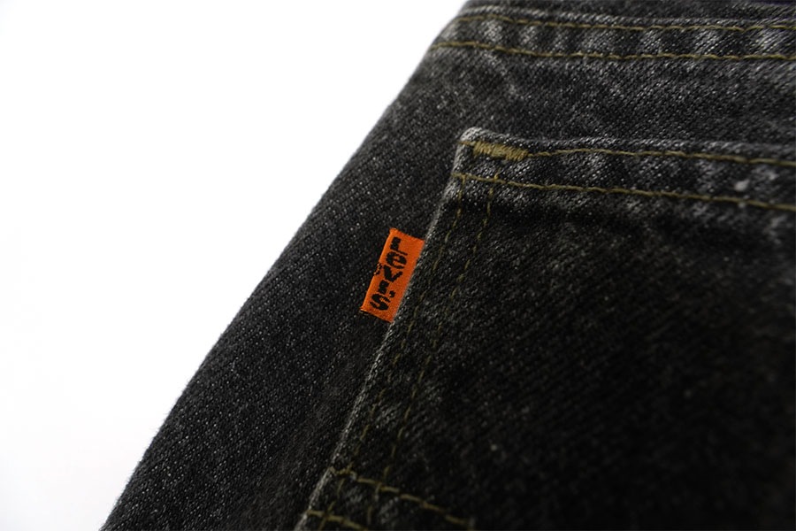 90's Levi's 505 オレンジタブ ブラックデニムパンツ 表記(34x32) USA