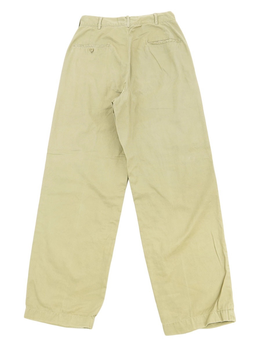 H*o様 【W38 L30】 80s USAF チノトラウザーズ 50's USAF チノトラウザーズ ジッパータイプ 実寸(W28 L30) | NEW ITEM