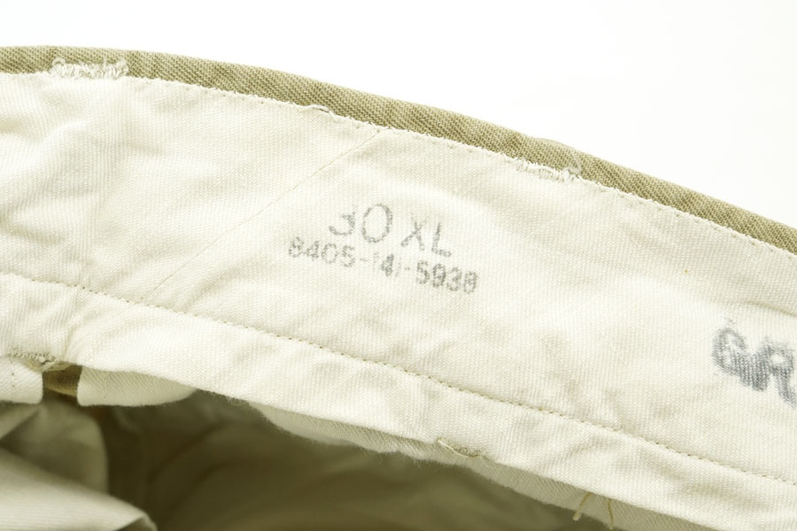 50's USAF チノトラウザーズ ジッパータイプ 実寸(W28 L30) | NEW ITEM