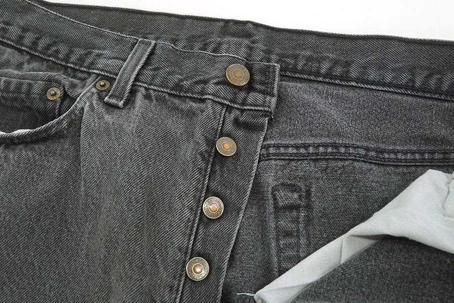 90's LEVI'S 501 ブラックデニムパンツ 表記(W34 L30) USA製