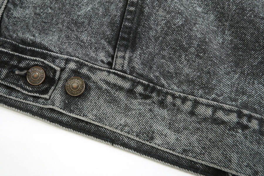 80's Levi's 70507 4ポケット アシッドブラック デニムジャケット  表記(L) USA製
