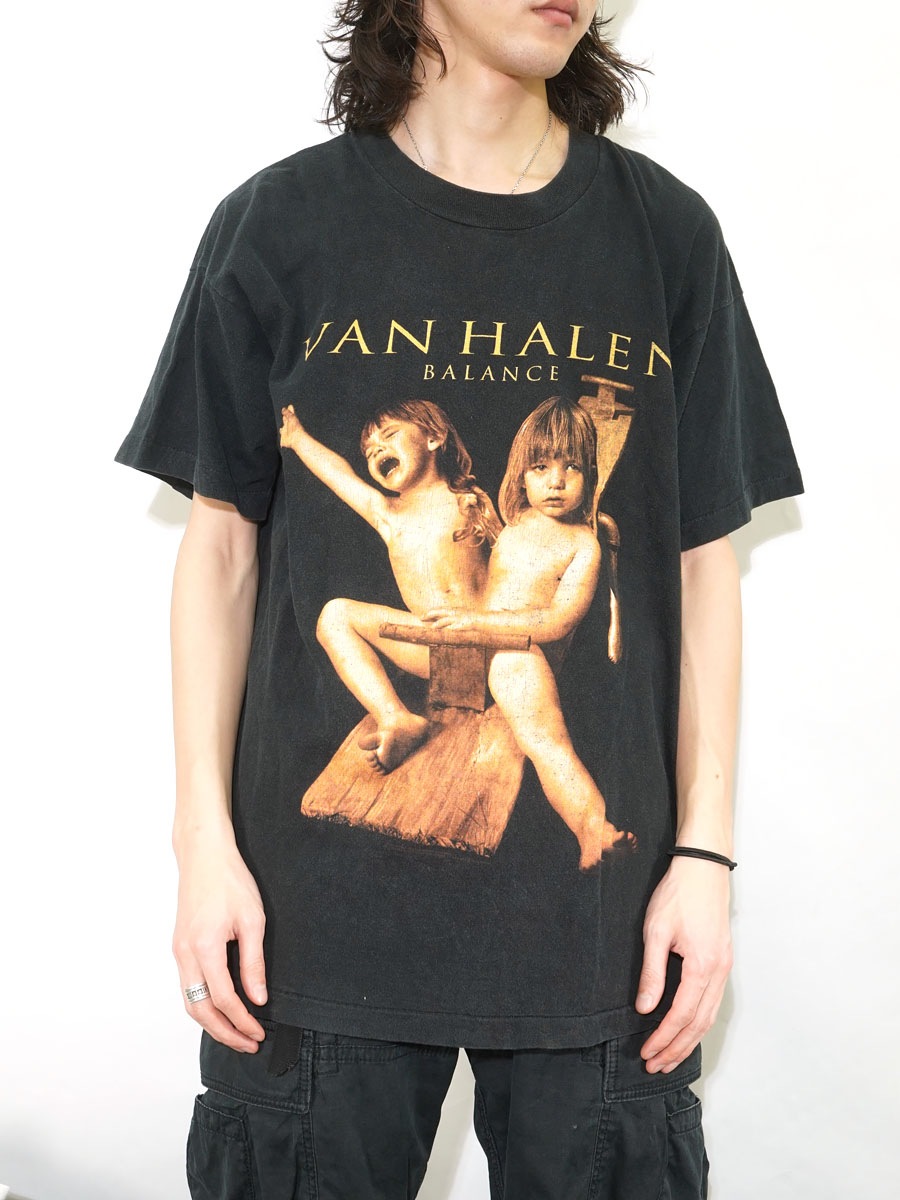 90'S FRUIT OF THE LOOM ''VAN HALEN BALANCE TOUR'' T SHIRT (SIZE. X