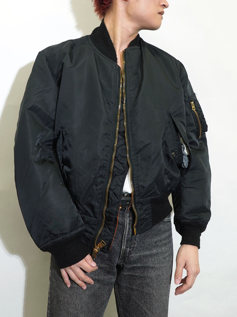 USA製 ALPHA INDUSTRIES MA-1 MIL-J-82790J フライトジャケット
