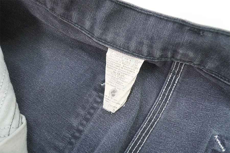 CARHARTT DUCK PAINTER SHORTS FADE NAVY (SIZE.W34)