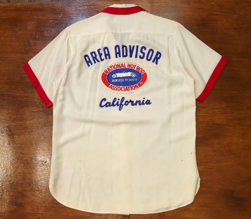 1950s CAR CLUB SHIRT , Size S