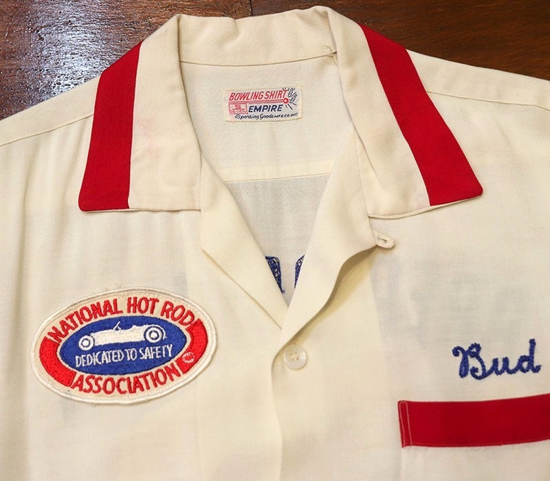 1950s CAR CLUB SHIRT , Size S