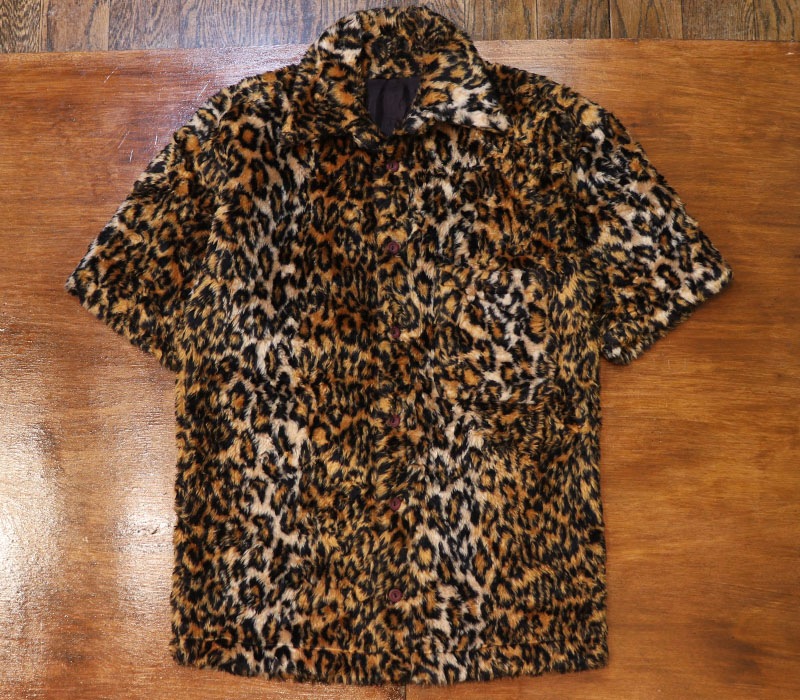 S/S LEOPARD SHIRT , Size ML