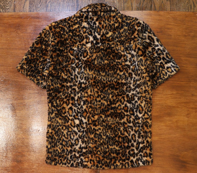 S/S LEOPARD SHIRT , Size ML