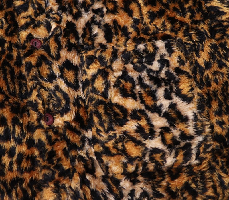 S/S LEOPARD SHIRT , Size ML