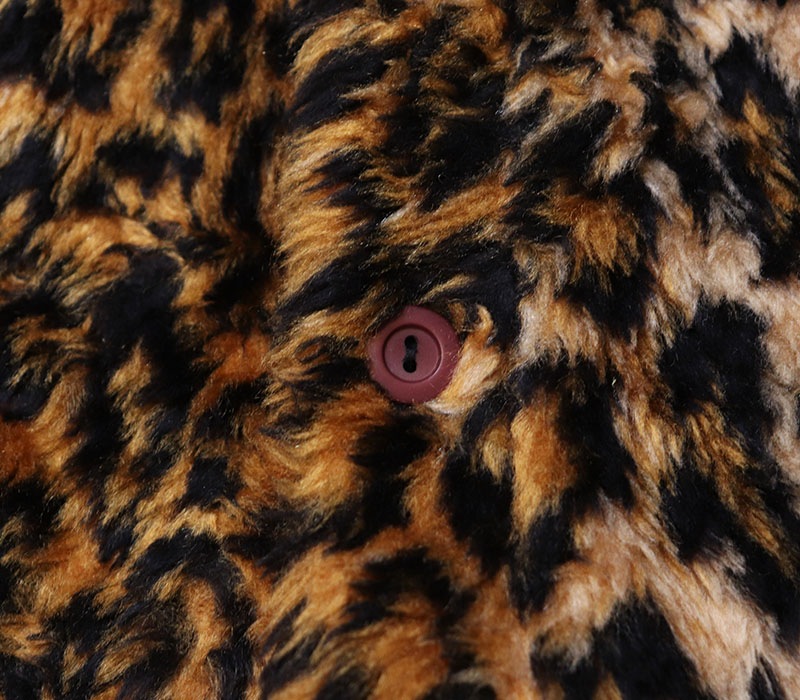 S/S LEOPARD SHIRT , Size ML
