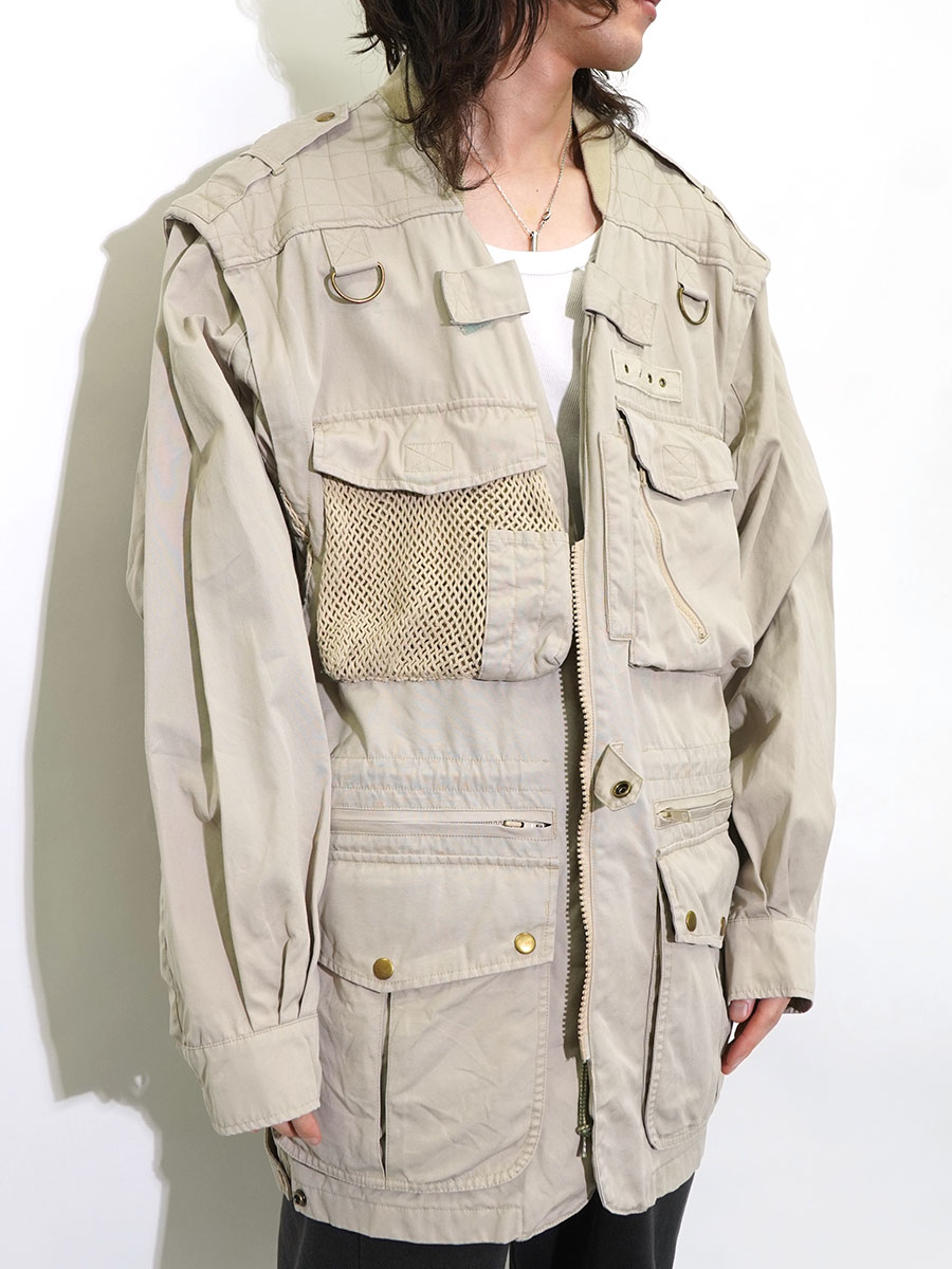 90's～ WILLIS&GEIGER  2way コットン ハンティングジャケット 表記(L)