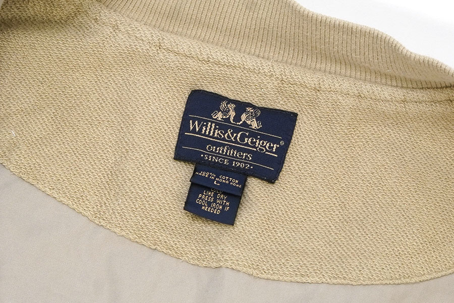 90's～ WILLIS&GEIGER  2way コットン ハンティングジャケット 表記(L)