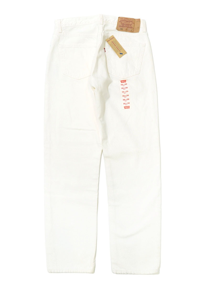90'S LEVI'S 501 WHITE JEANS FOR WOMEN (SIZE.W32 L32) MADE IN USA