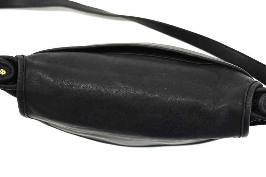 COACH レザーショルダーバッグ 黒 COACH レザー ショルダーバッグ ブラック USA製 | すべての商品