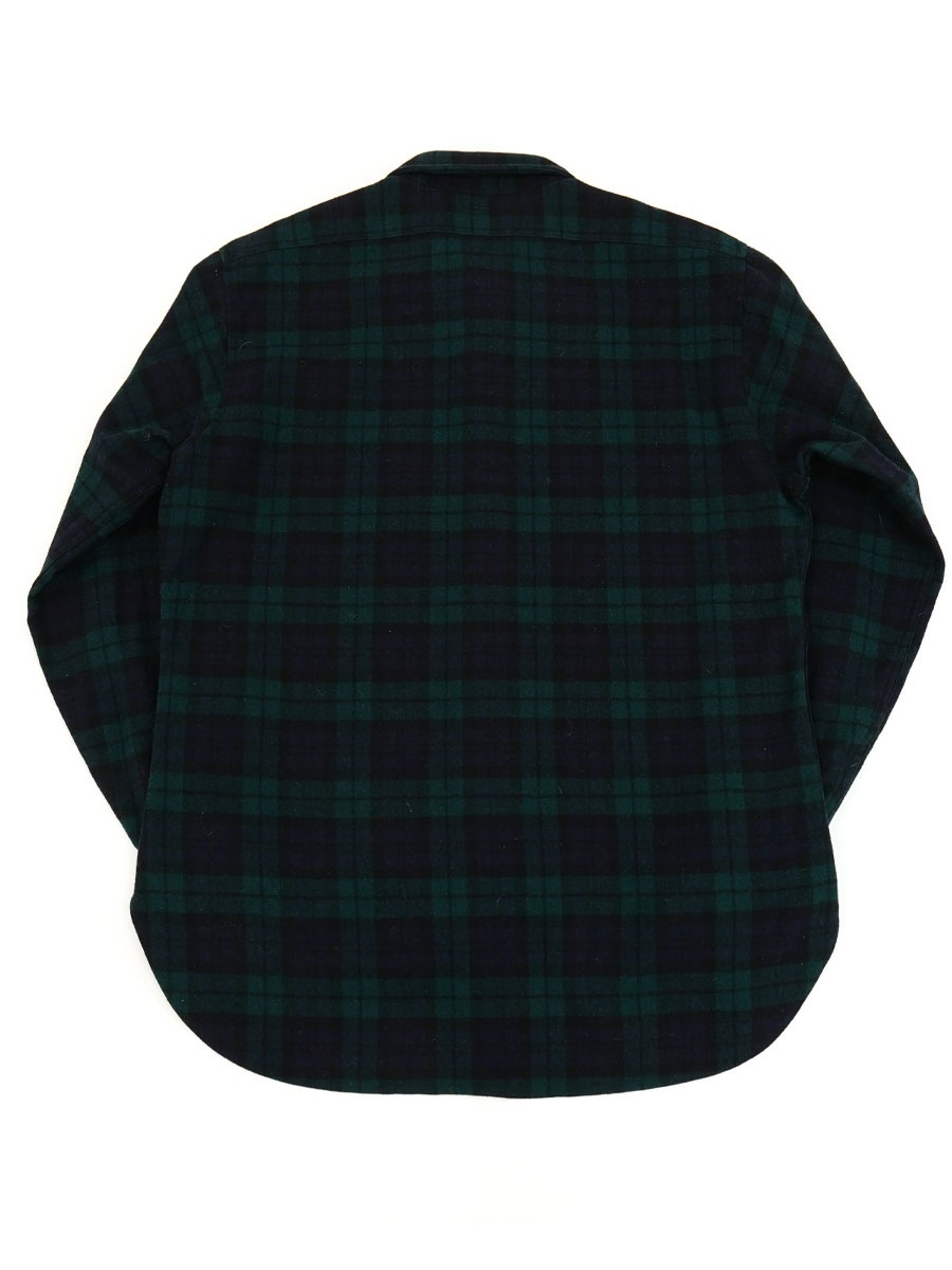 80's ペンドルトン ブラックウォッチタータン ラウンド ウールシャツ