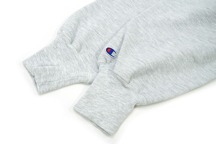 90's 刺繍タグ チャンピオンRW 無地 グレー 表記(XL) 目なし USA製