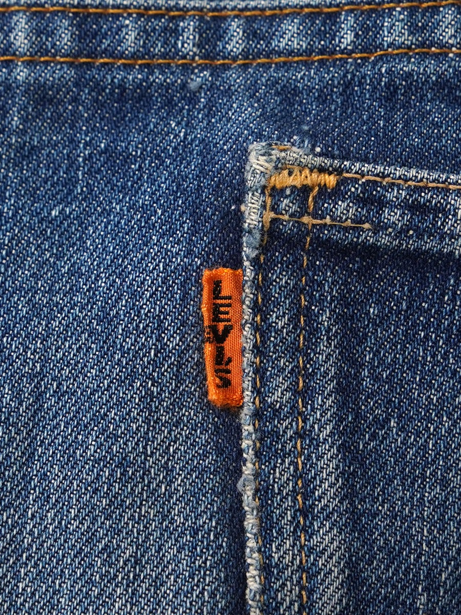 60's Levi's 606 オレンジタブ BIG-E デニムパンツ 良色落ち 実寸(W33