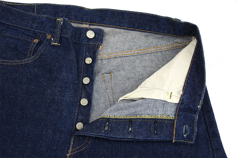60's Levi's 501 BIG-E Aタイプ ウエストシングル デニムパンツ 真っ紺！ 実寸(35x29.5位)
