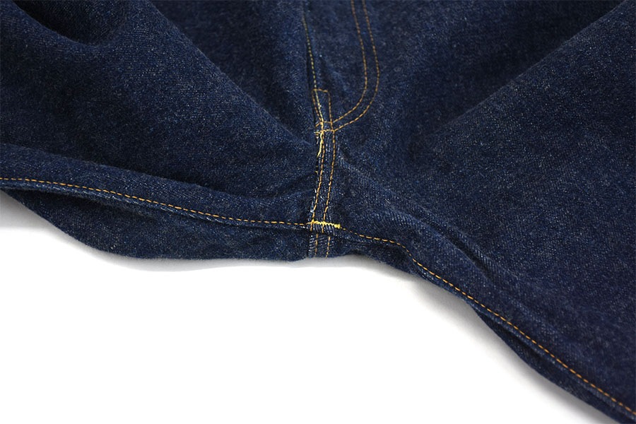 kinzouBigE【60‘s Levi's 501】真っ紺！ビッグE 60's Levi's 501 BIG-E Aタイプ ウエストシングル デニムパンツ