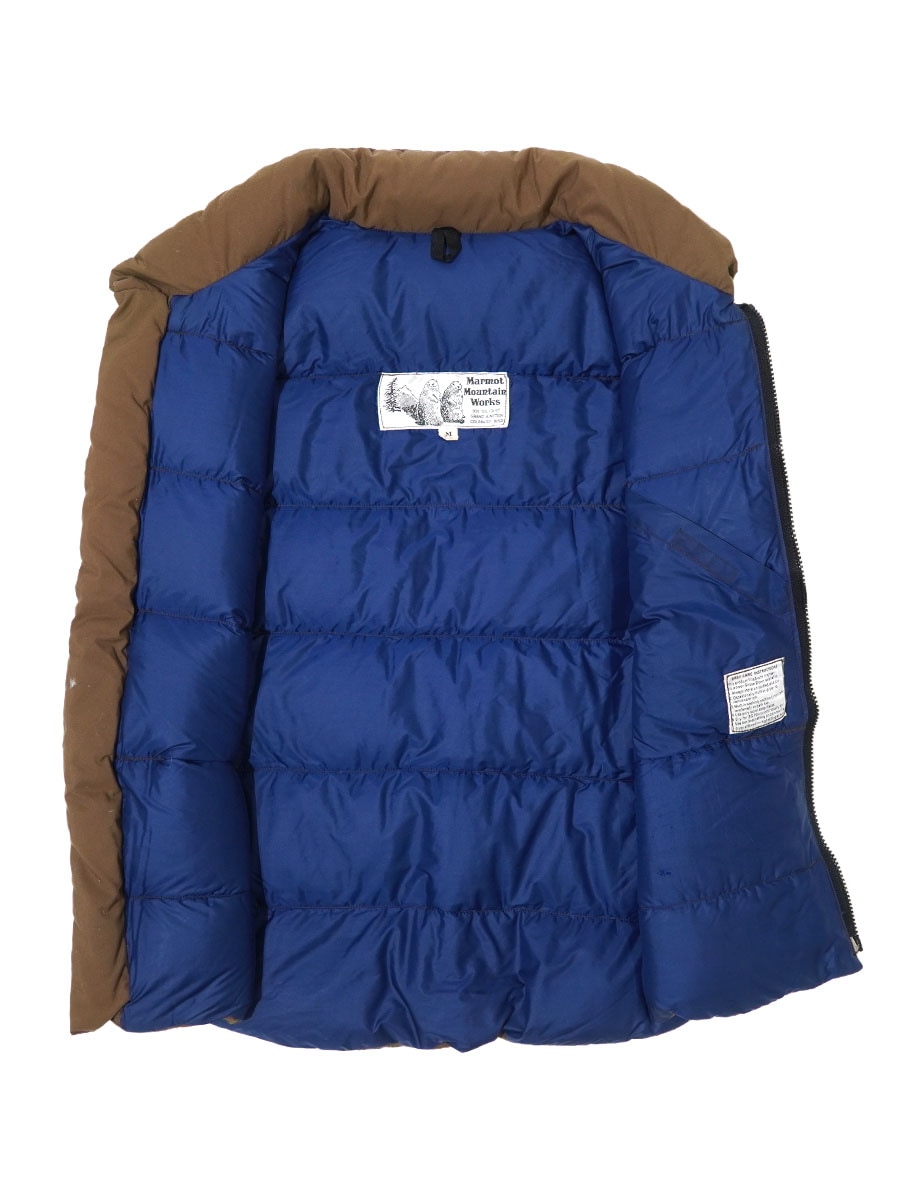 70's Marmot Mountain Works ラッコタグ ダウンベスト ブラウン