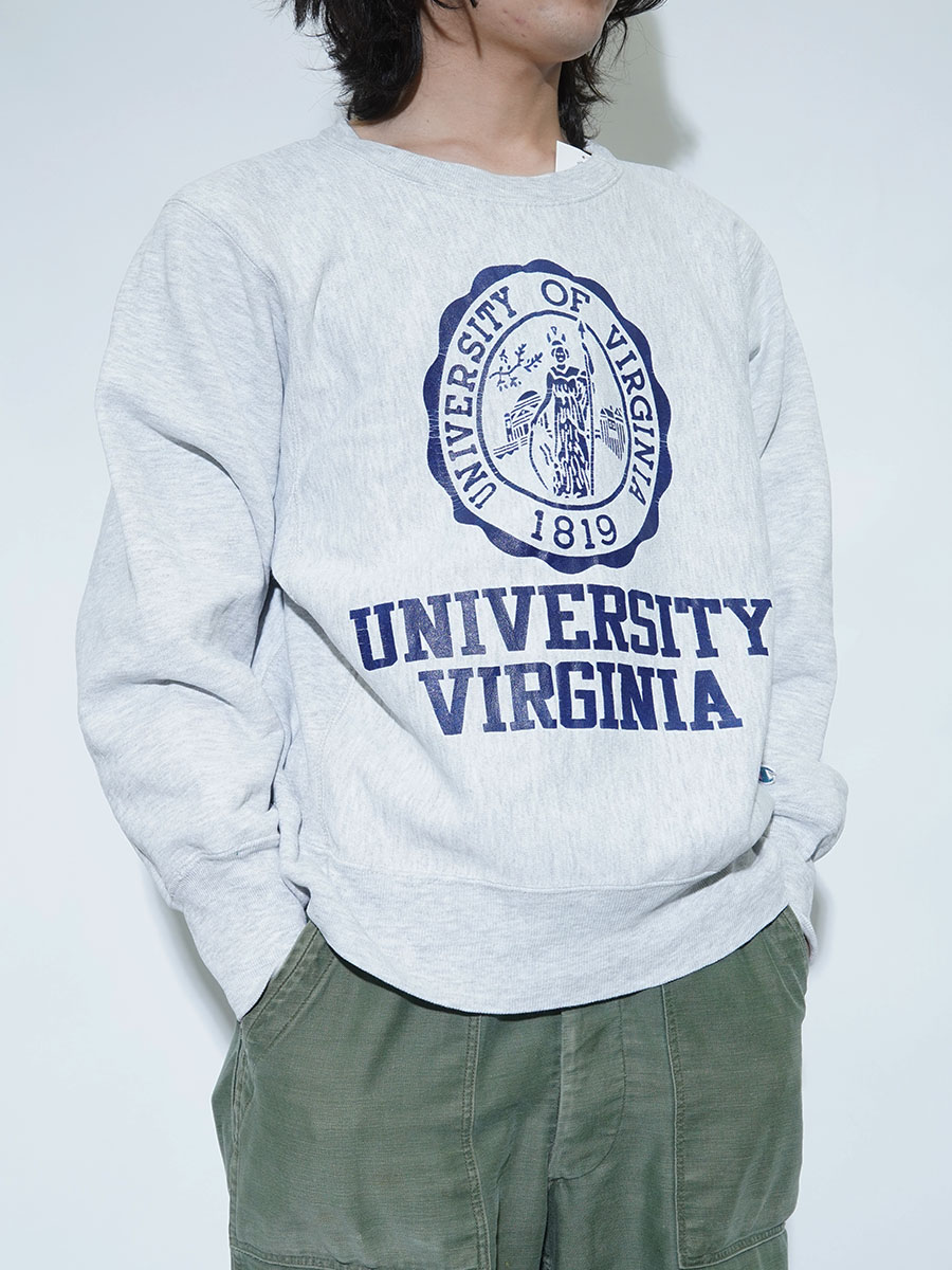 80's チャンピオン リヴァースウィーブ サイズMEDIUM USA製 80'S CHAMPION REVERSE WEAVE ''UNIVERSITY VIRGINIA'' (SIZE.MEDIUM