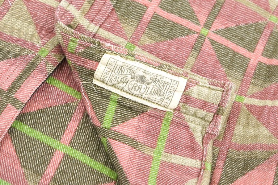 RRL 総柄 ヘビーフランネルシャツ 表記(S) | すべての商品 