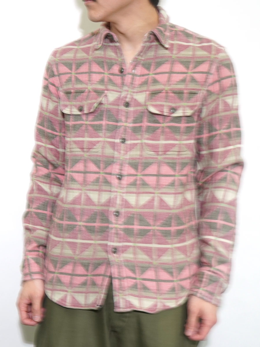 RRL 総柄 ヘビーフランネルシャツ 表記(S) | すべての商品 