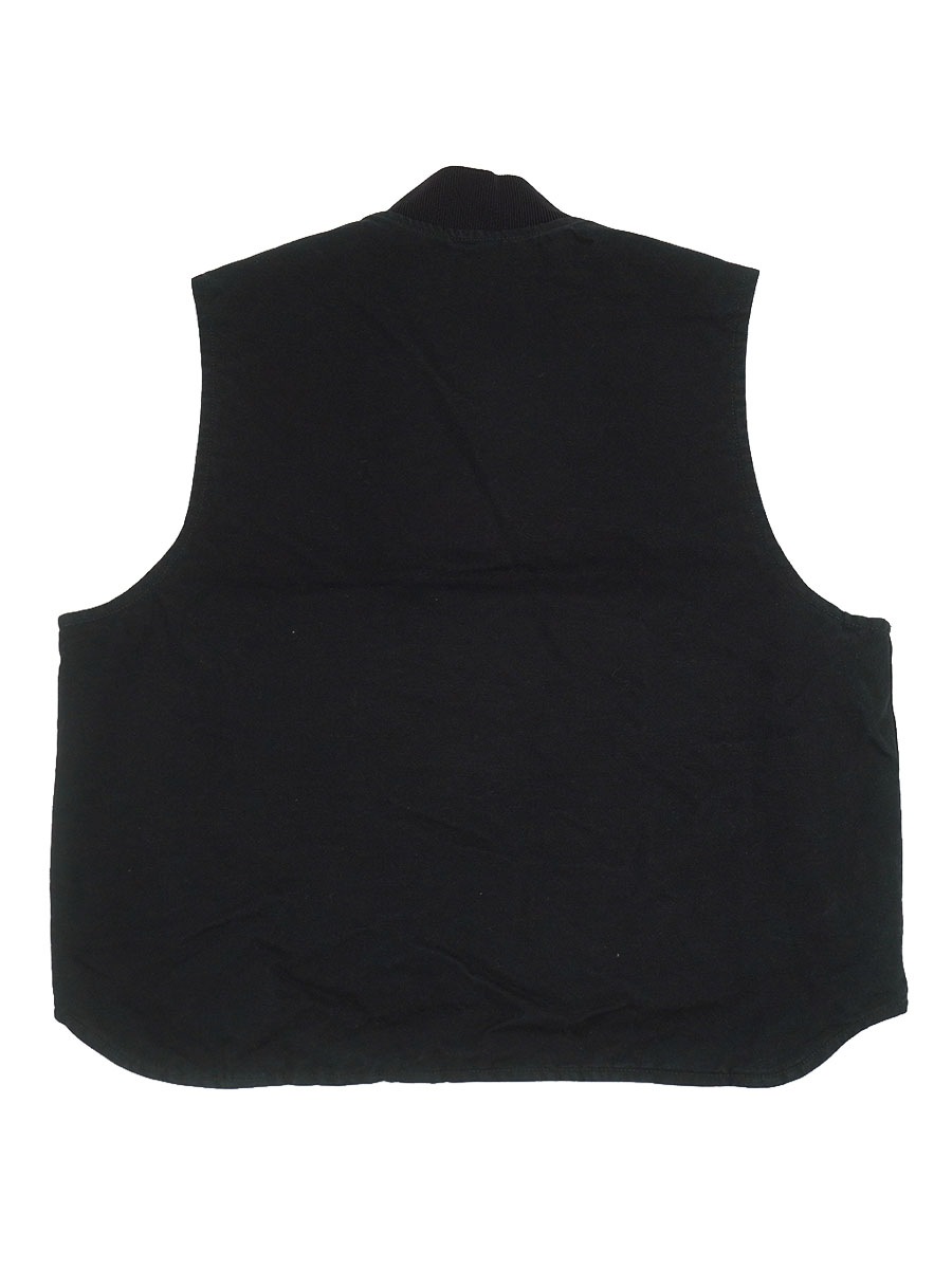 CARHARTT DUCK VEST BLACK (SIZE.2X LARGE) MADE IN MEXICO | NEW ITEM