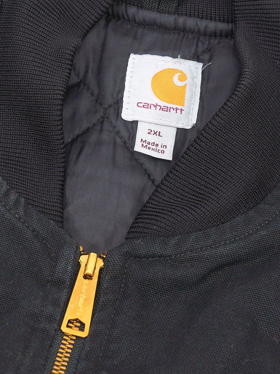 CARHARTT DUCK VEST BLACK (SIZE.2X LARGE) MADE IN MEXICO | すべての