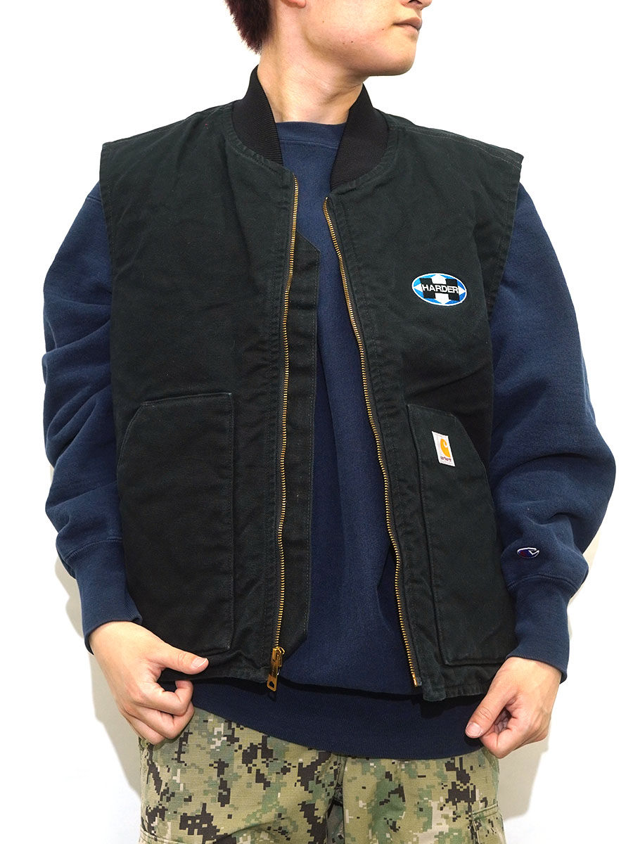 CARHARTT DUCK VEST BLACK (SIZE.2X LARGE) MADE IN MEXICO | すべての
