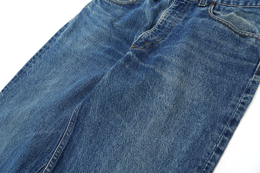 80s Levi's USA製 505 カラー デニムパンツ W34 L28 古着 00s USA製 Levi's 505 「00 レングス」 ブルー デニム