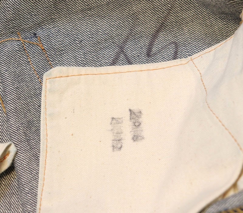 1960s LEVIS 501E WAIST SINGLE , NO WASH , Size W31 L30