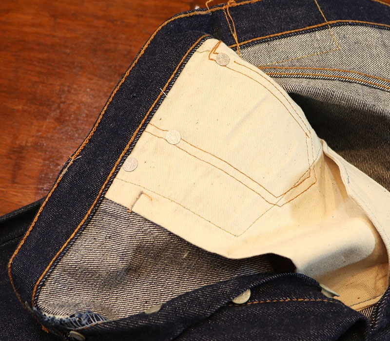 1960s DEAD STOCK , LEVIS 501E A-TYPE , Size W38 L30