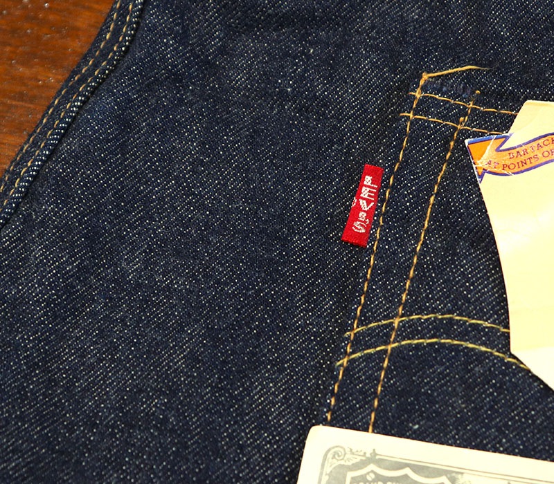 1960s DEAD STOCK , LEVIS 501E A-TYPE , Size W38 L30