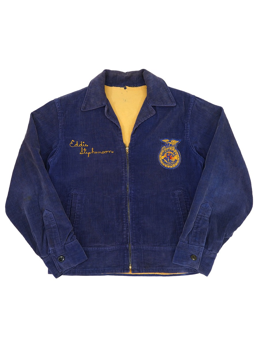 50'S ''TEXAS REAGAN CO.'' FFA JACKET (SIZE.38) CROWN ZIPPER | NEW