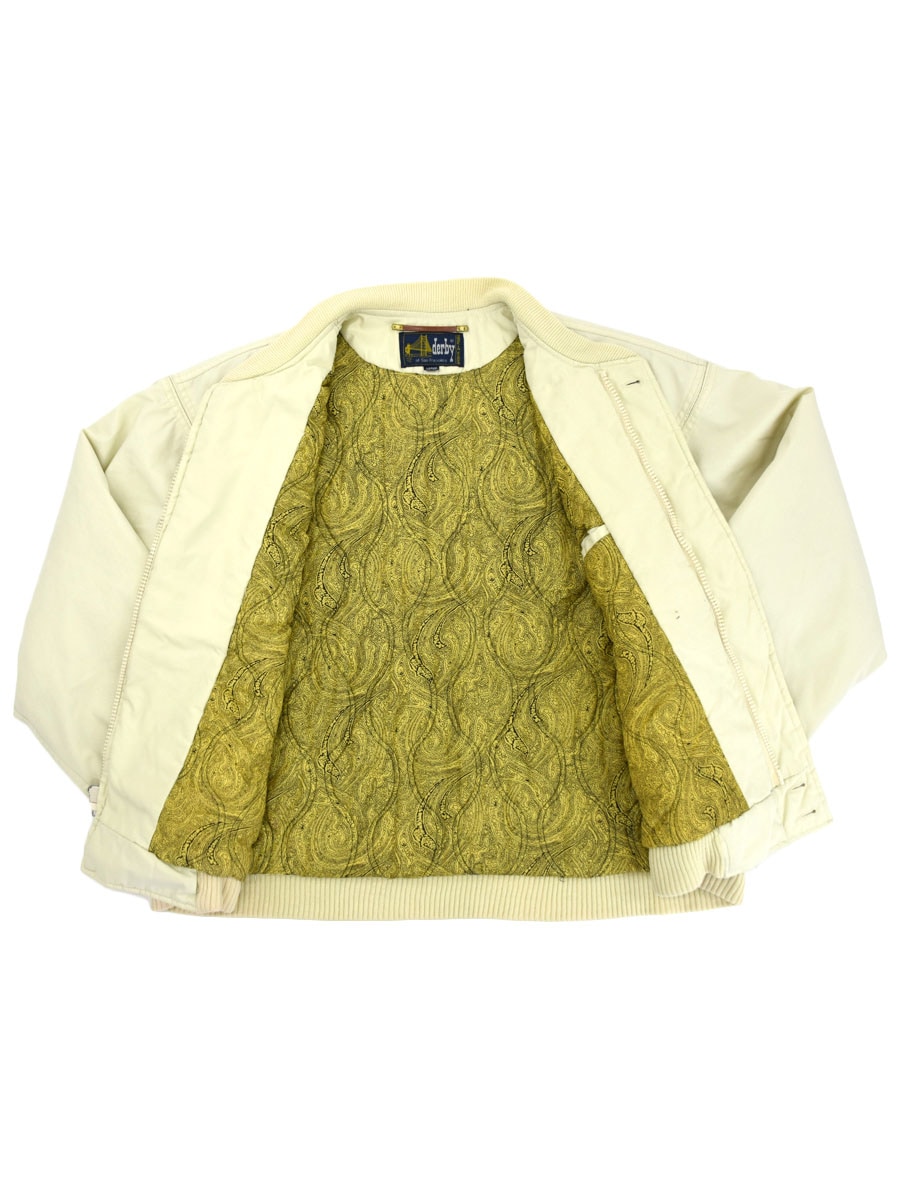 80's～ Derby of San Francisco ダービージャケット クリーム 表記(L