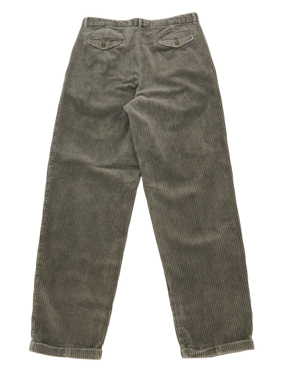 OLD GAP 2タック 太畝コーデュロイパンツ グレー 表記(32x32