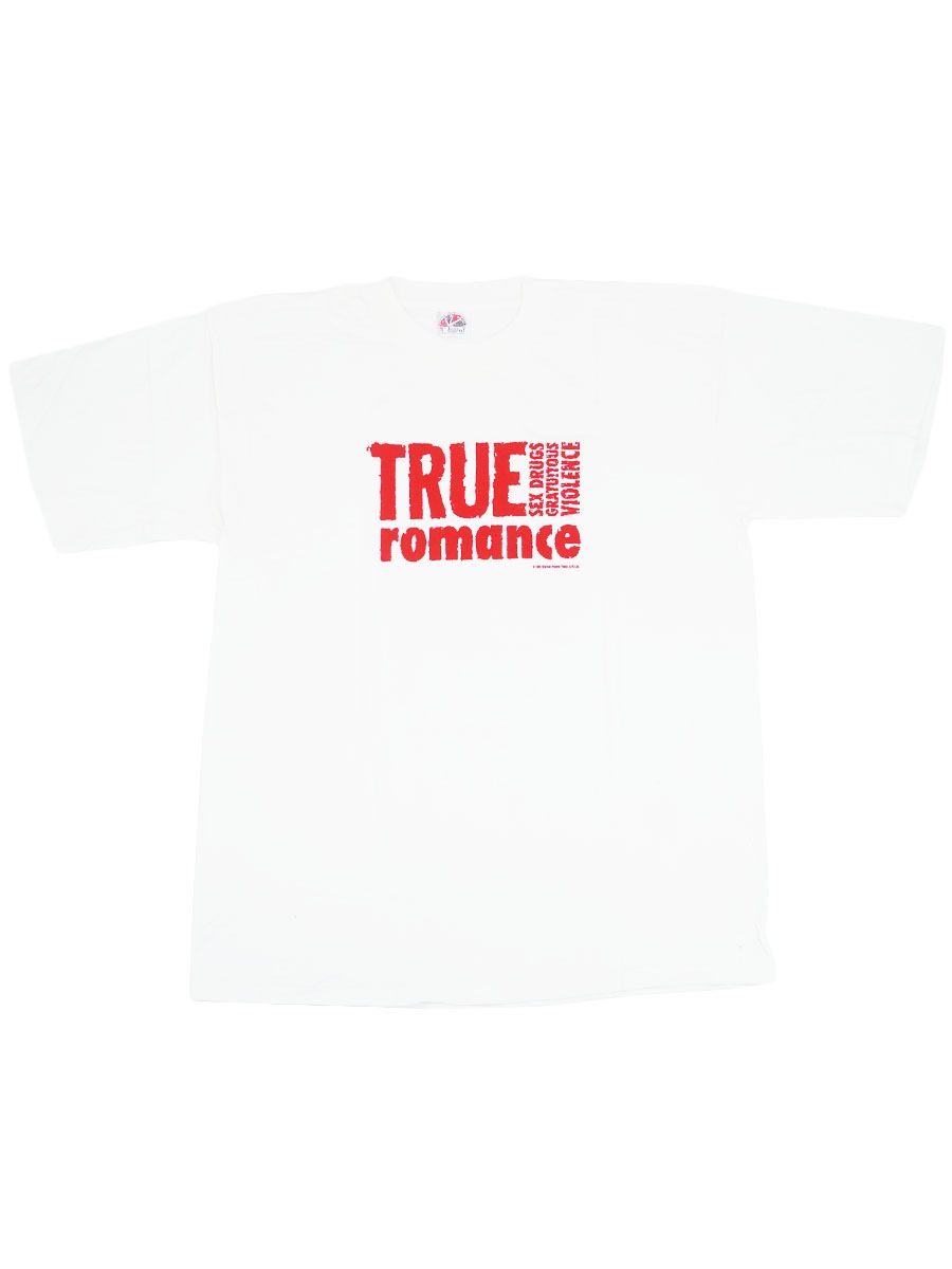 90'S ''TRUE ROMANCE'' T SHIRT & VHS SET (SIZE. X LARGE) NOS | NEW