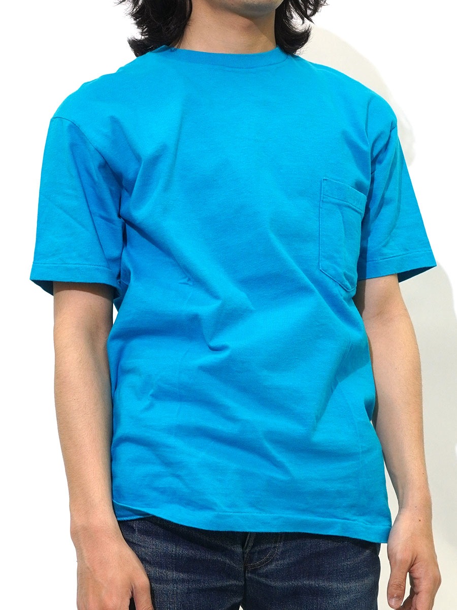 90'S GAP PLAIN POCKET T SHIRT TURQUOISE BLUE (SIZE.MEDIUM) MADE IN