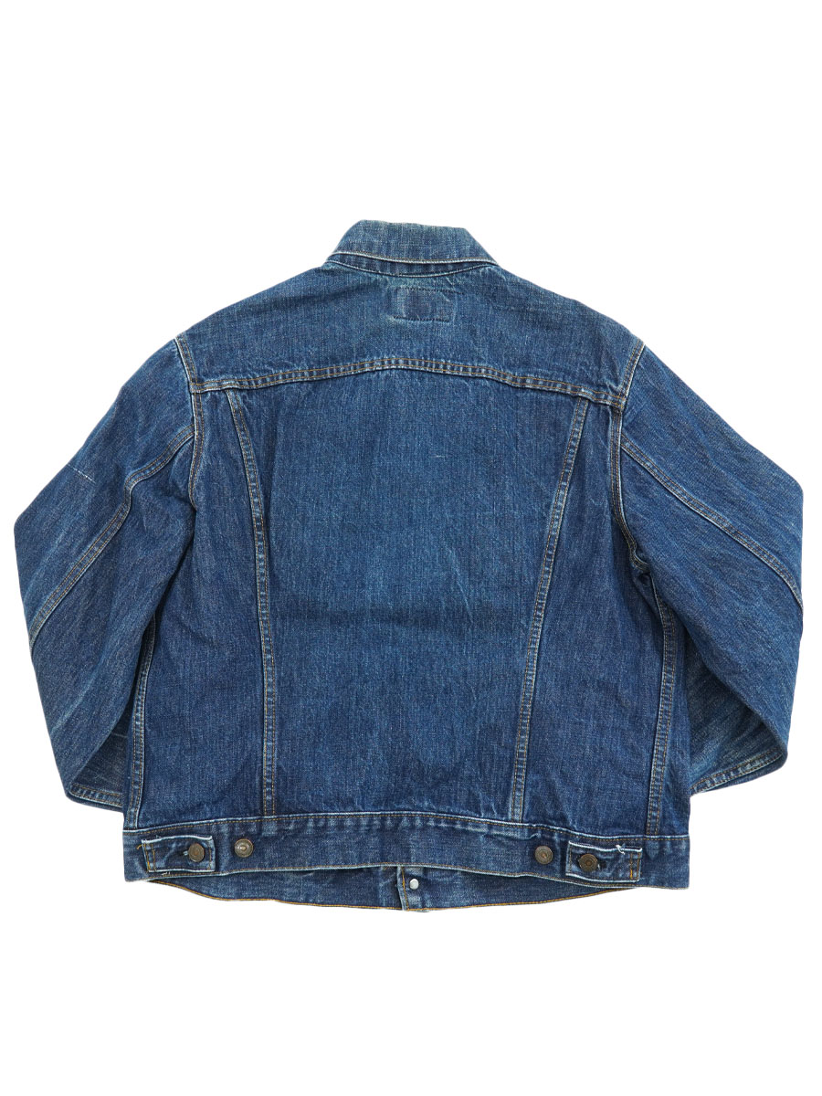 70's Levi's 70505 スモールe デニムジャケット 70's Levi's 70505 スモールe デニムジャケット 濃紺 表記(38