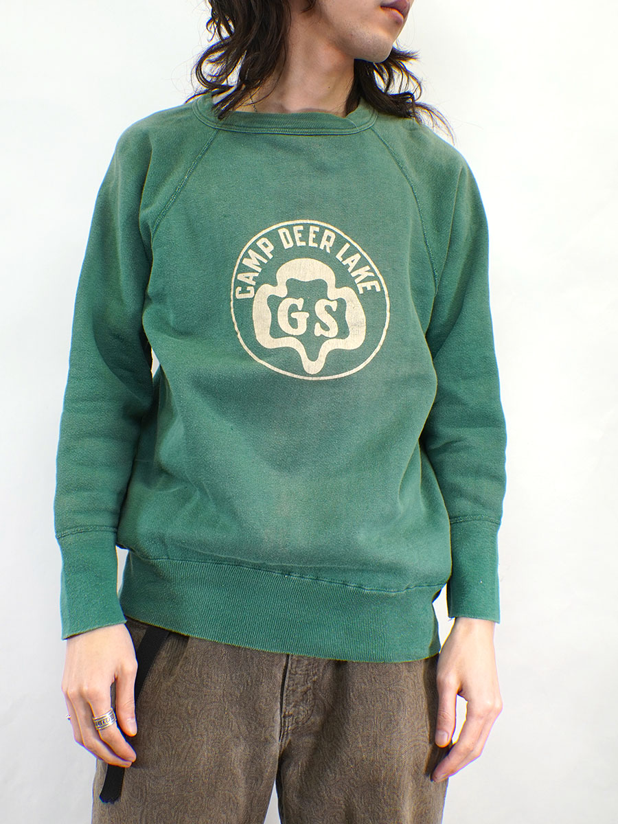 50's ランタグ チャンピオン ''CAMP DEER LAKE'' プリント ラグラン