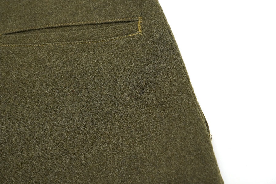 50's Duxbak Utica ウールハンティングパンツ 裾リブ オリーブドラブ 実寸(33x27位)