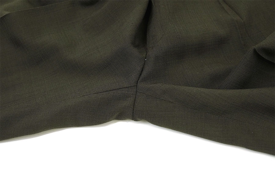 60's～ ASHER スラックスパンツ ダークブラウン 実寸(30x30.5位)