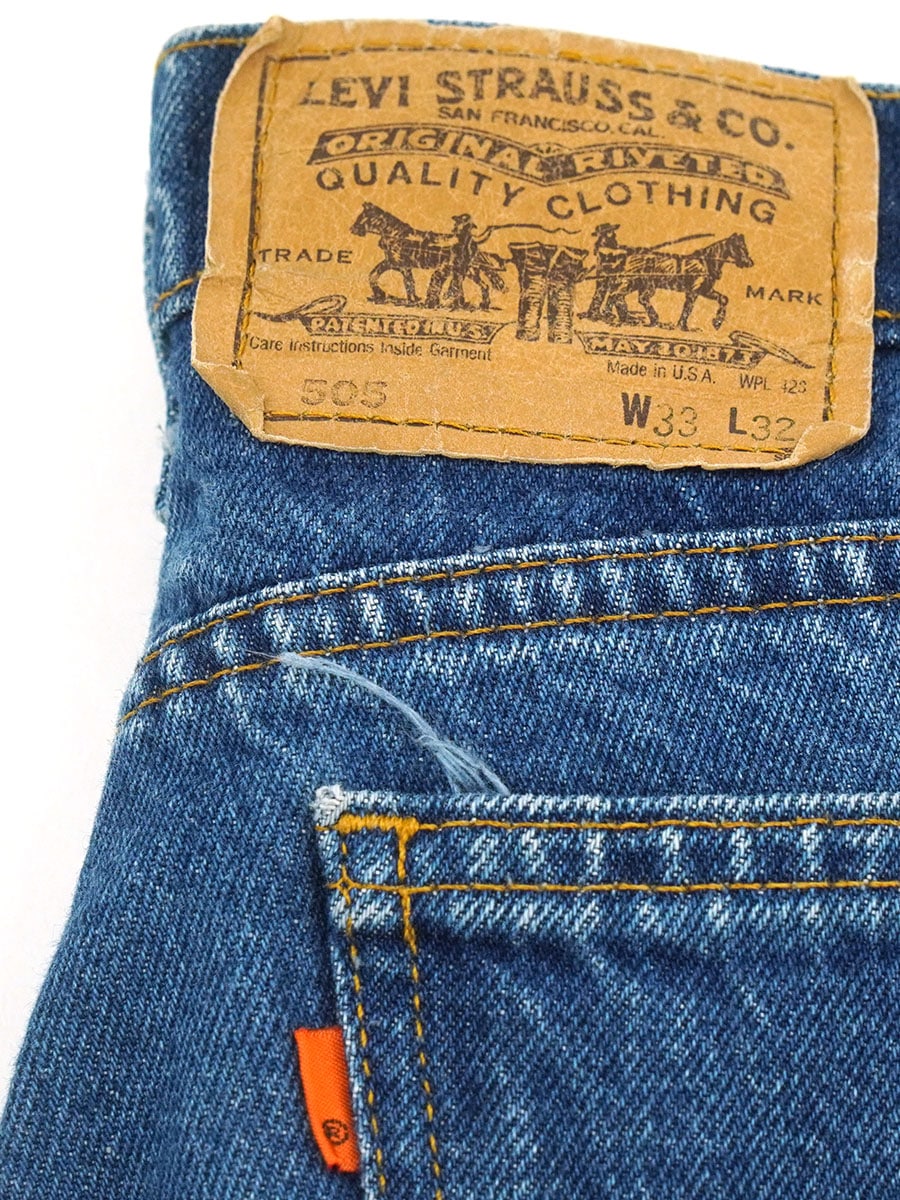 80'S LEVI'S 505 JEANS (SIZE.W33 L32) MADE IN USA | NEW ITEM