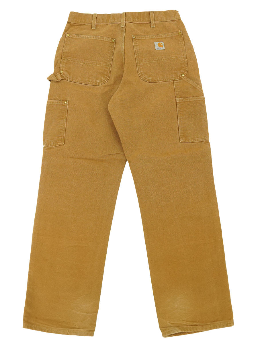 カーハート ダブルニー ダックペインターパンツ ブラウン 表記(32x32