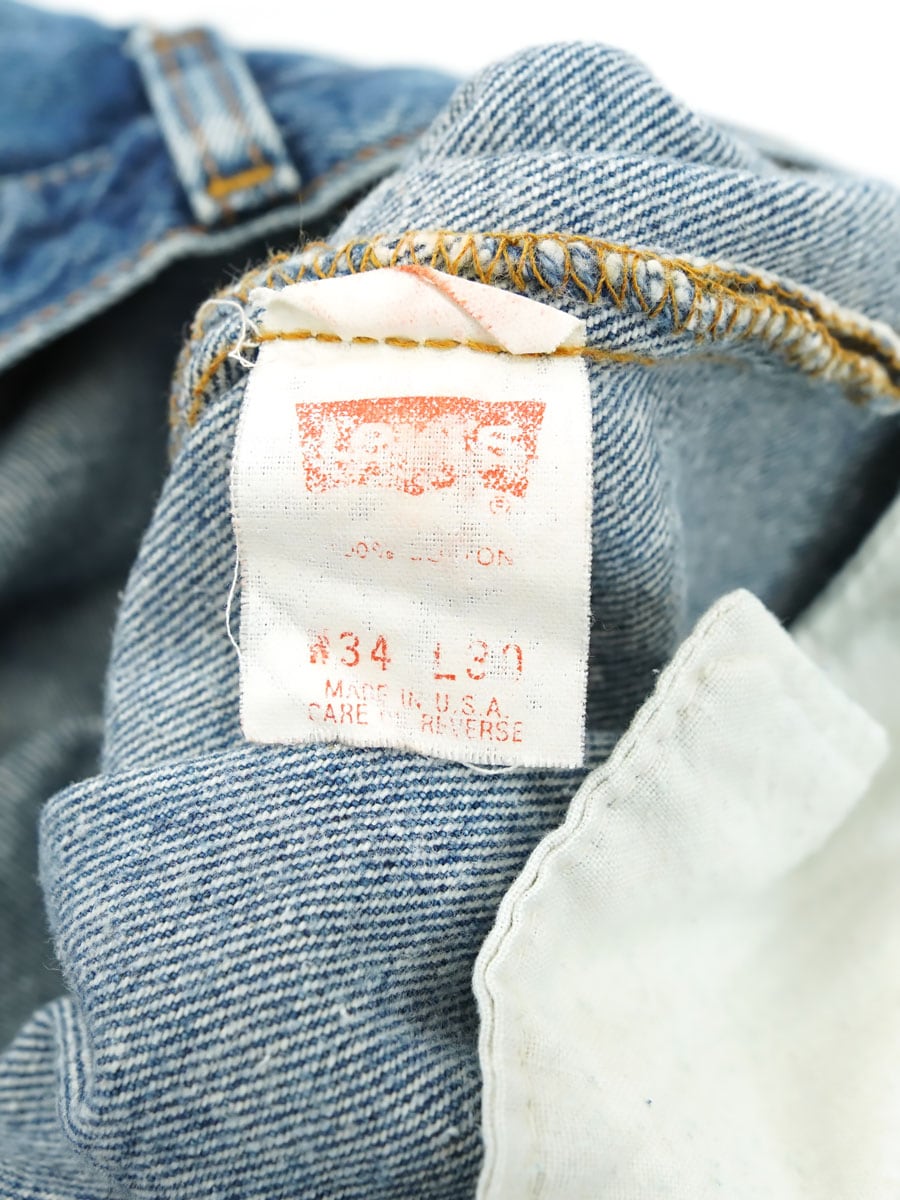 90's Levi's 501 デニムパンツ 薄ヒゲ落ち 表記(34x30) USA製