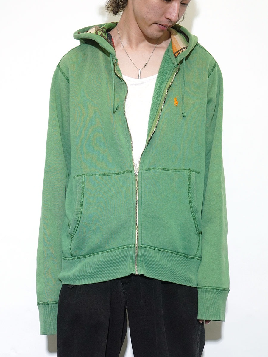 RALPH LAUREN ラルフローレン フルジップ パーカー ロゴ 緑 楽天市場】ラルフローレン POLO Ralph Lauren フルジップ
