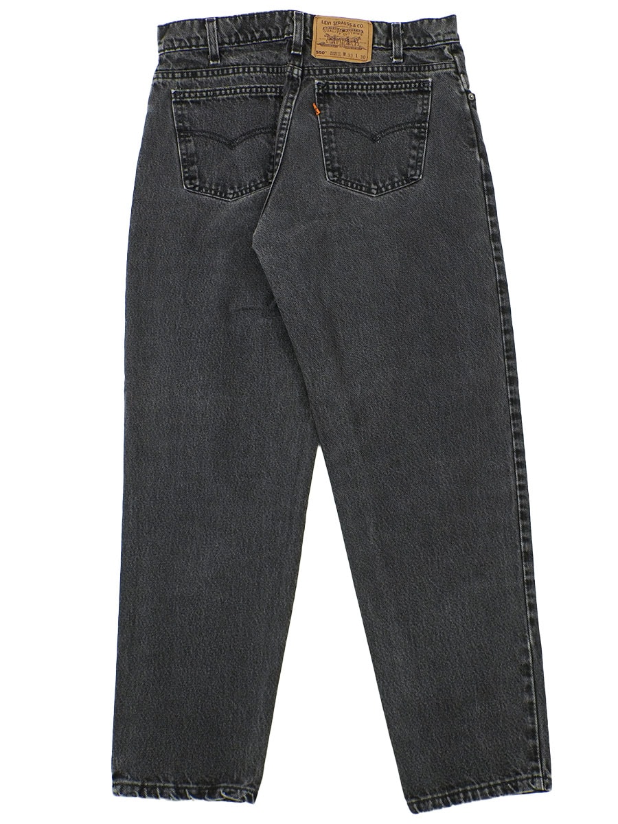 90's Levi's 550 オレンジタブ ブラックデニムパンツ 表記(33x30) USA