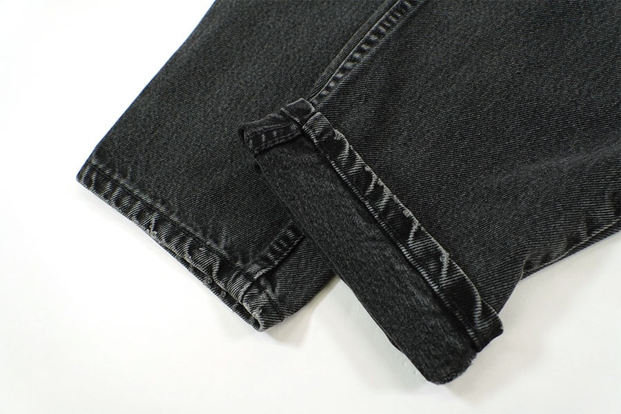 90's Levi's 550 オレンジタブ ブラックデニムパンツ 表記(33x30) USA