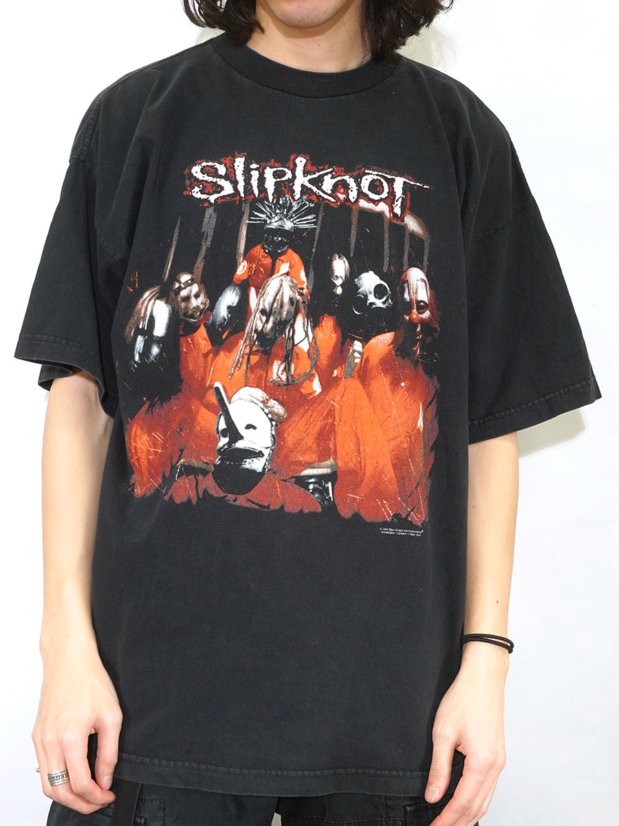 90'S BLUE GRAPE ''SLIPKNOT'' T SHIRT BLACK (SIZE.XL) MADE IN USA